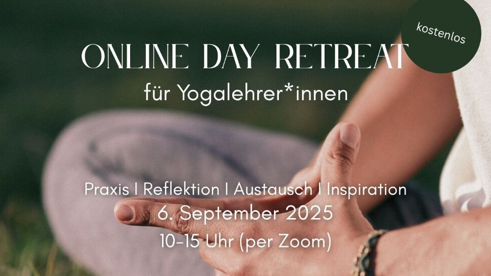 Event image for Online Day Retreat für Yogalehrer*innen (kostenlos)